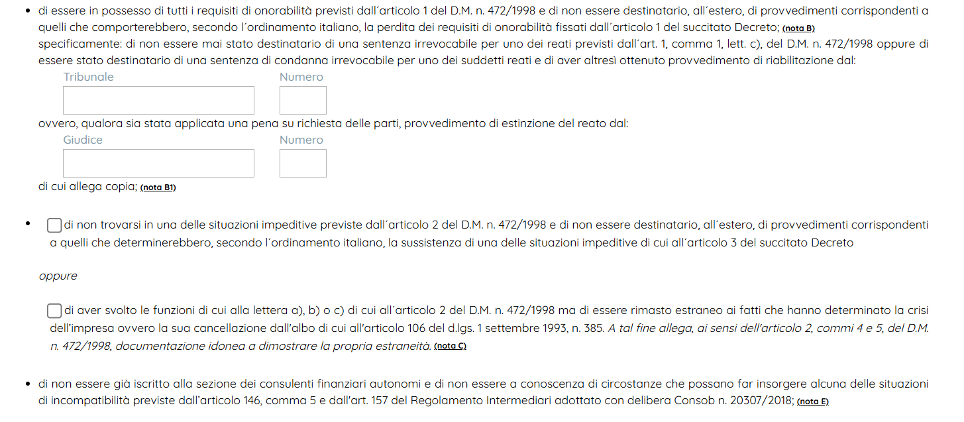 Dichiarazione sostitutiva 2