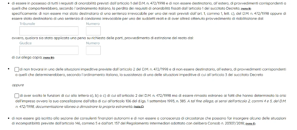 Dichiarazione sostitutiva 2